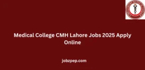 Medical College CMH Lahore Jobs 2025 Apply Online